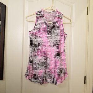 NWOT's JOFIT Womens Golf Top Tunic Sleeveless Pullover Multicolor See Measuremen